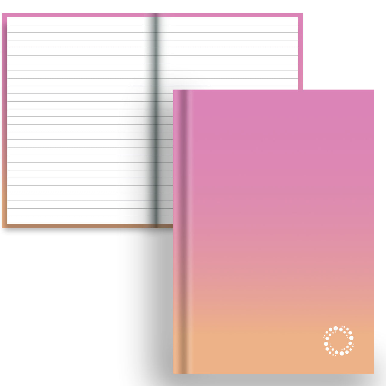 Blossom and Mandarin - A5 Hardcover Notebook