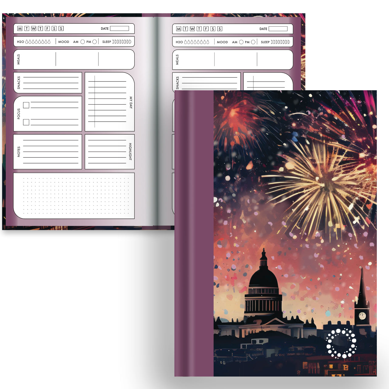 Fireworks - A5 Hardback Notebook