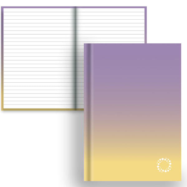 Periwinkle and Lemonade - A5 Hardback Notebook