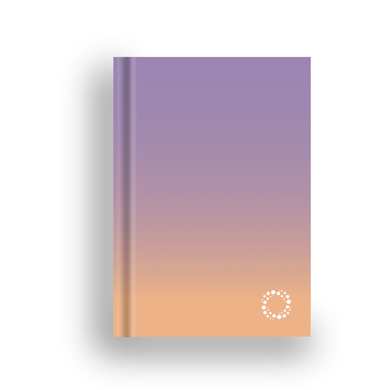 Periwinkle and Mandarin - Colour Fade A5 Hardback Notebook