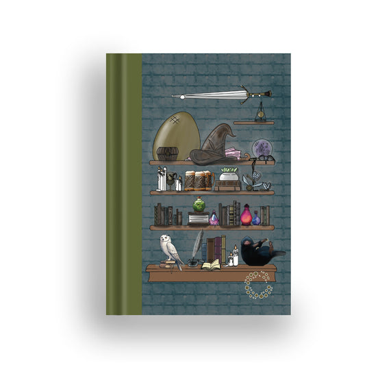 Spellbound hardcover notebook front view