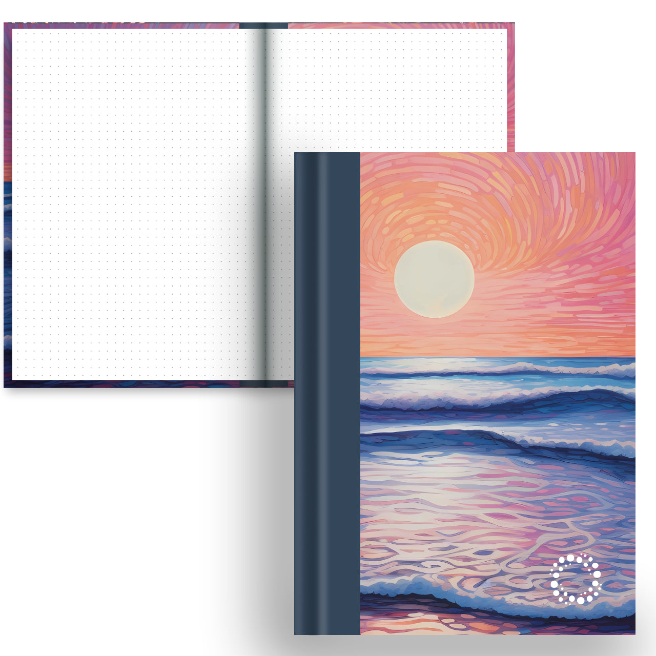 Tidal Dot Grid notebook open page layout