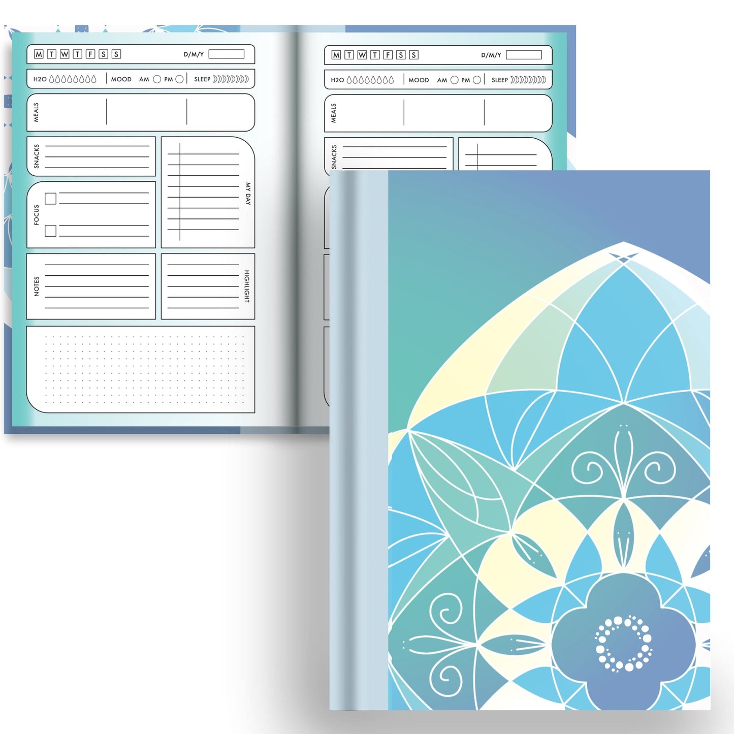 DayDot Journals A5 Hardcover Notebook Planner & Dot Reflections - A5 Hardback Notebook