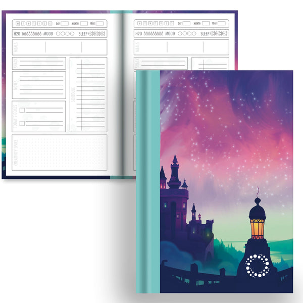 DayDot Journals A5 Notebook Daily Planner Fairytale - A5 Hardback Notebook