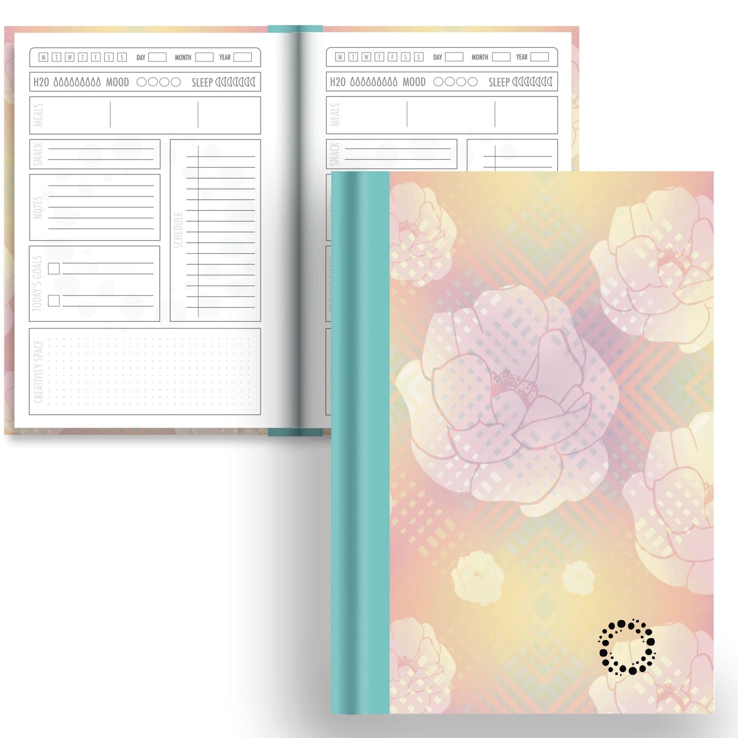DayDot Journals A5 Notebook Daily Planner Mellow Orchard -  A5 Hardback Notebook