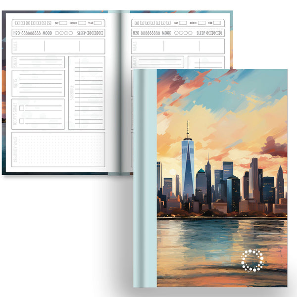 DayDot Journals A5 Notebook Daily Planner New York - A5 Hardback Notebook