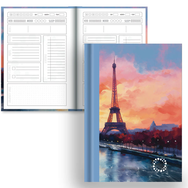 DayDot Journals A5 Notebook Daily Planner Seine - A5 Hardback Notebook