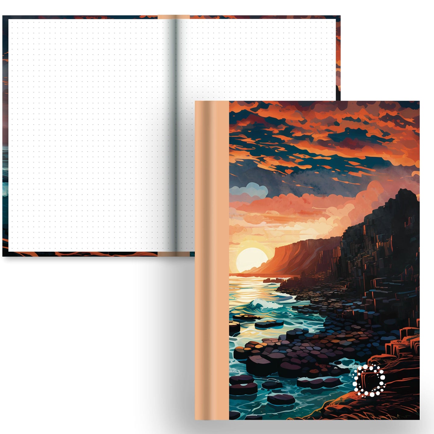DayDot Journals A5 Notebook Dot Grid Causeway - A5 Hardback Notebook