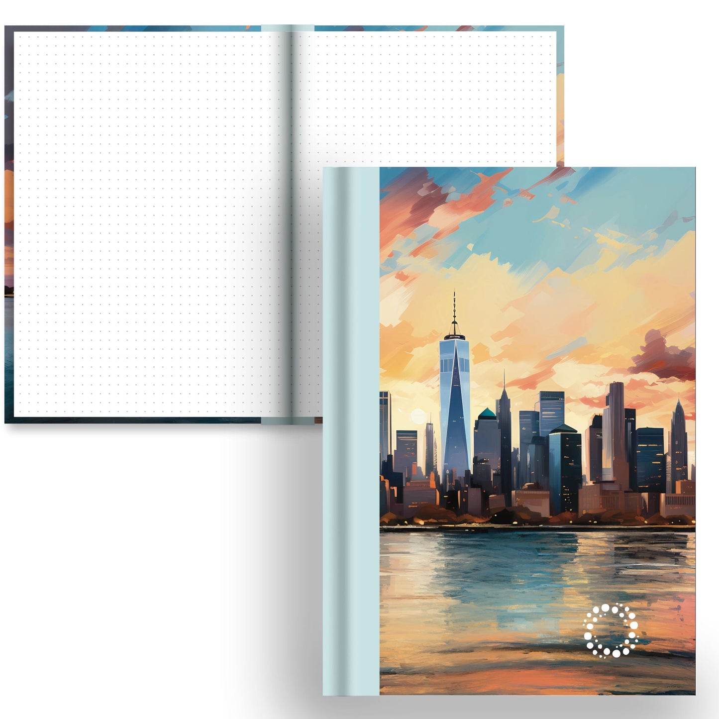 DayDot Journals A5 Notebook Dot Grid New York - A5 Hardback Notebook