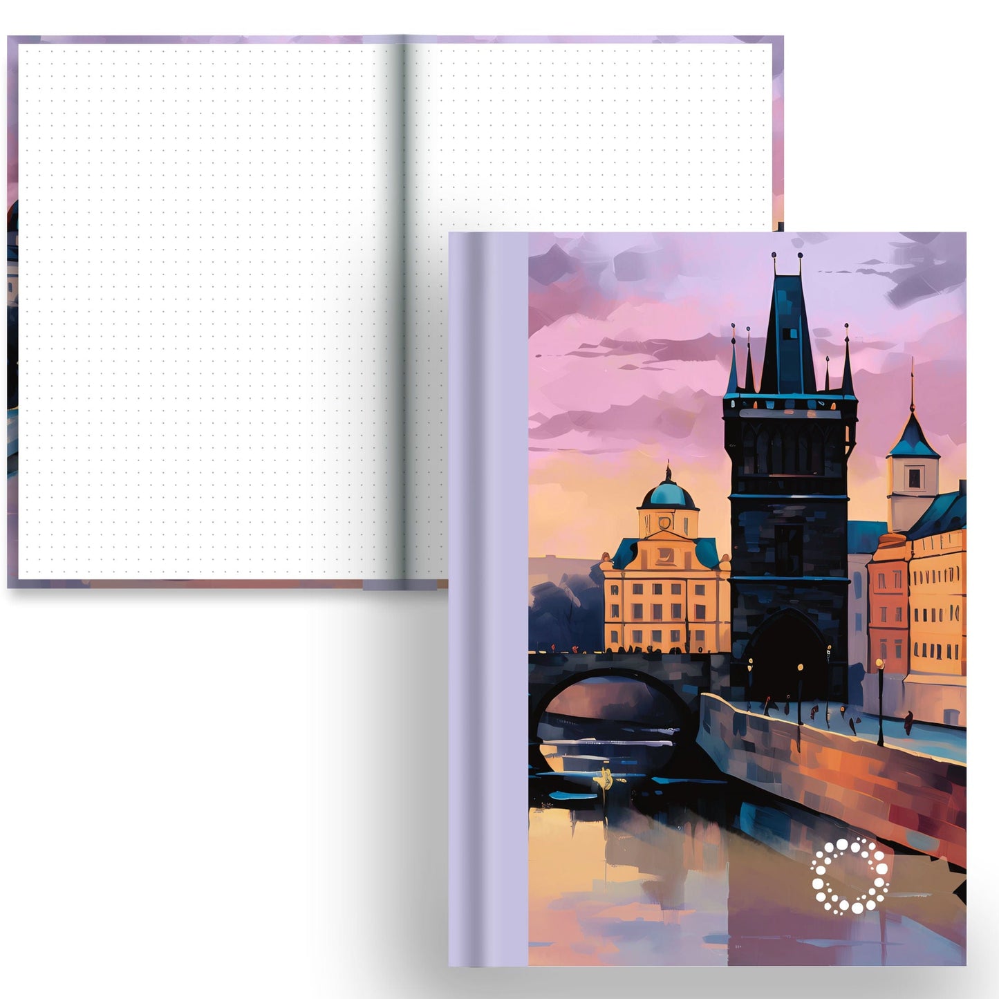 DayDot Journals A5 Notebook Dot Grid Prague - A5 Hardback Notebook