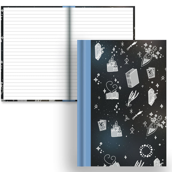 DayDot Journals A5 Notebook Lined Paper Magic -  A5 Hardback Notebook