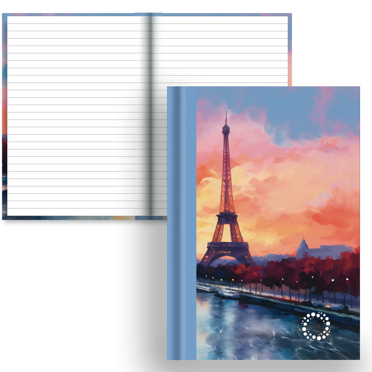DayDot Journals A5 Notebook Lined Paper Seine - A5 Hardback Notebook