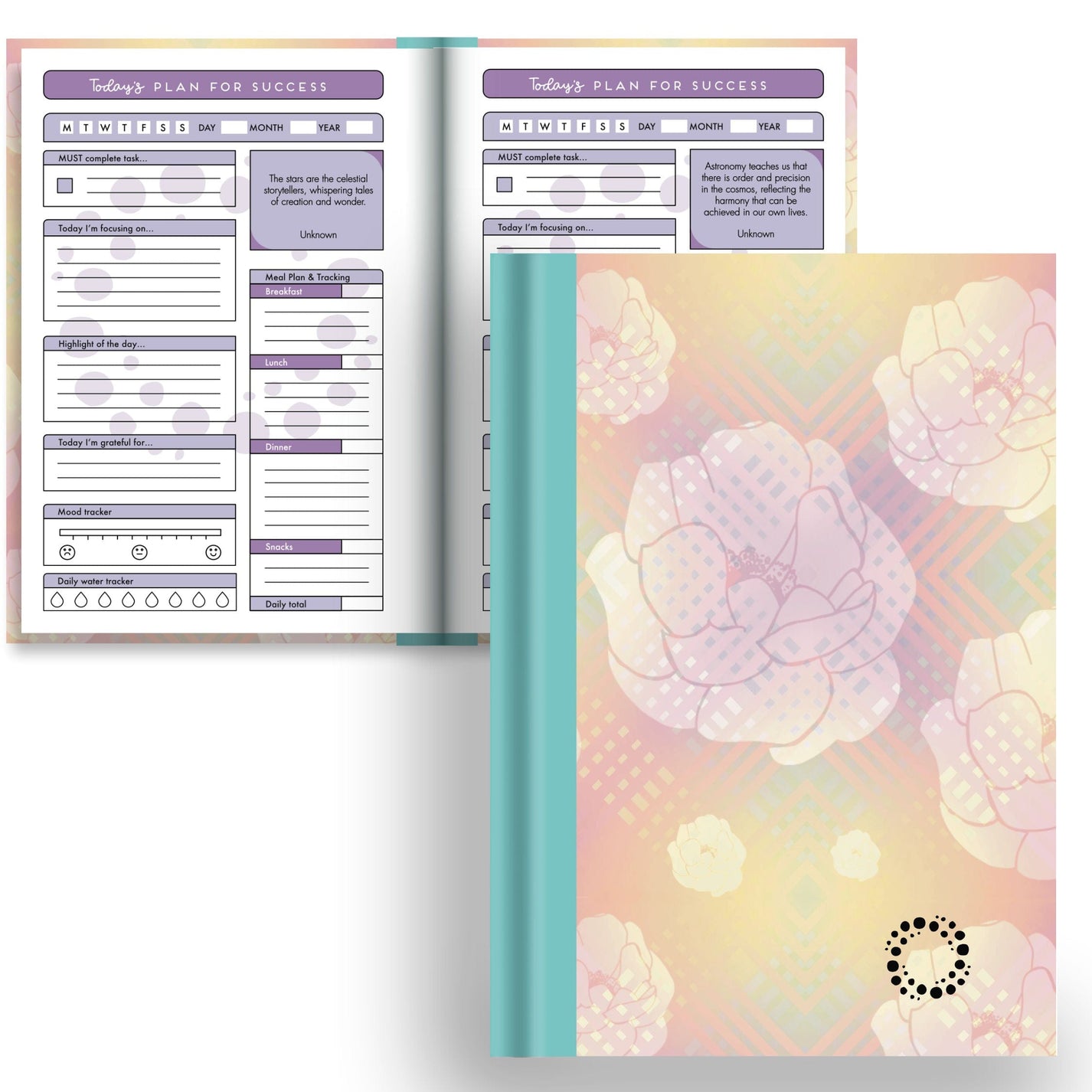 DayDot Journals A5 Notebook Motivational Planner Mellow Orchard -  A5 Hardback Notebook