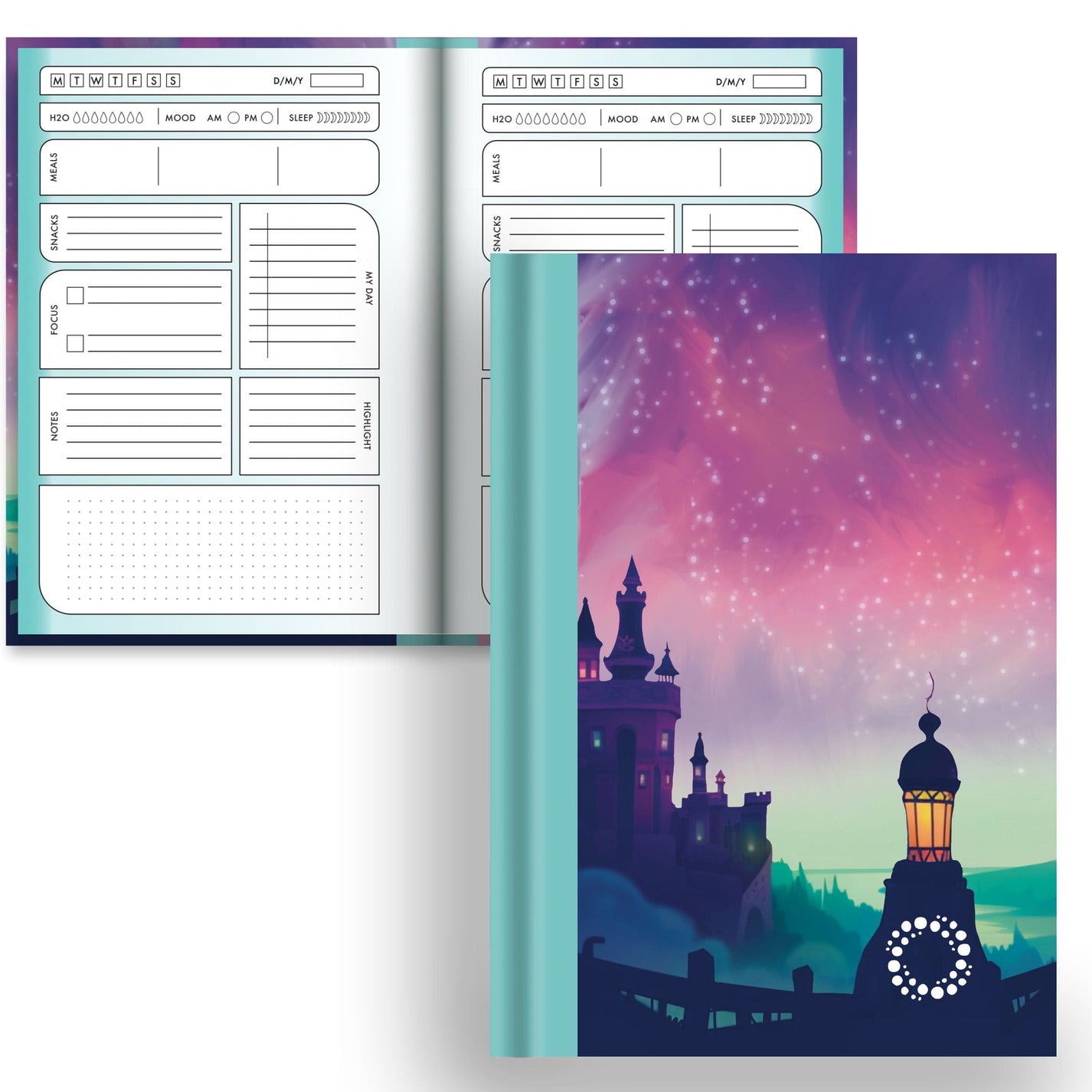 DayDot Journals A5 Notebook Planner & Dot Fairytale - A5 Hardback Notebook