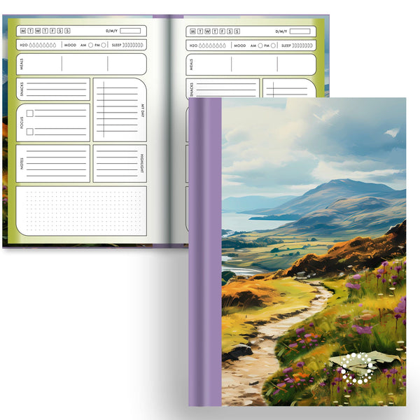 DayDot Journals A5 Notebook Planner & Dot Glens - A5 Hardback Notebook