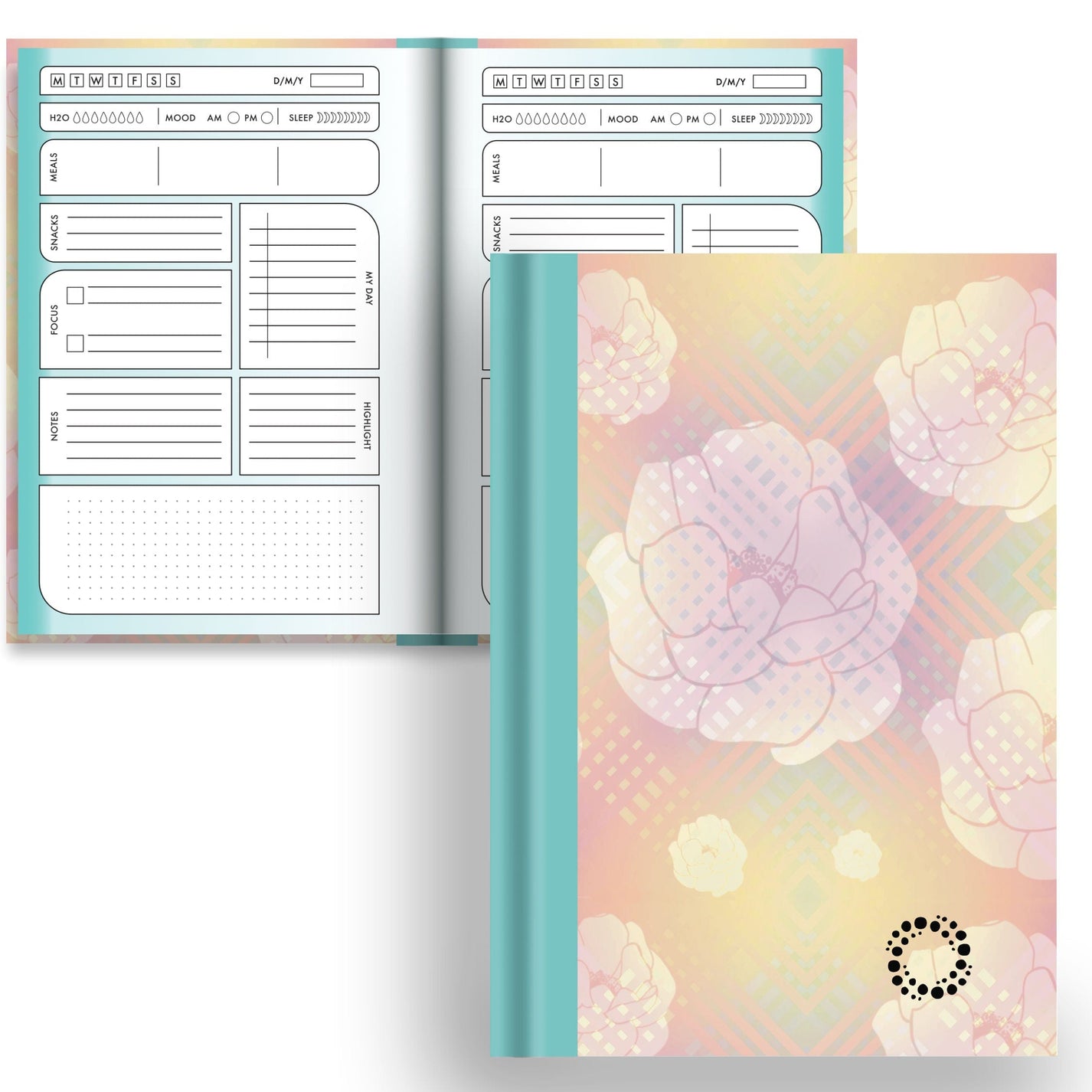 DayDot Journals A5 Notebook Planner & Dot Mellow Orchard -  A5 Hardback Notebook
