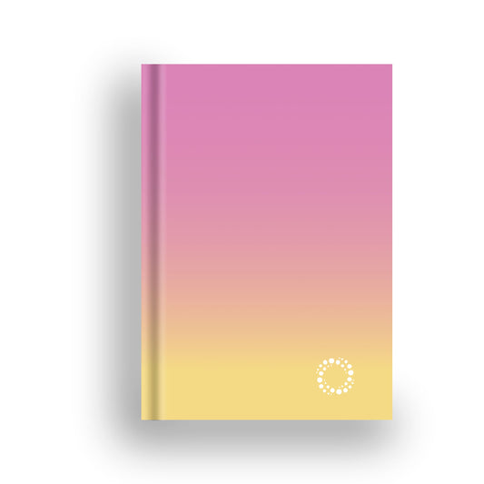 DayDot Journals Colour Fade Blossom and Lemonade - A5 Hardcover Notebook