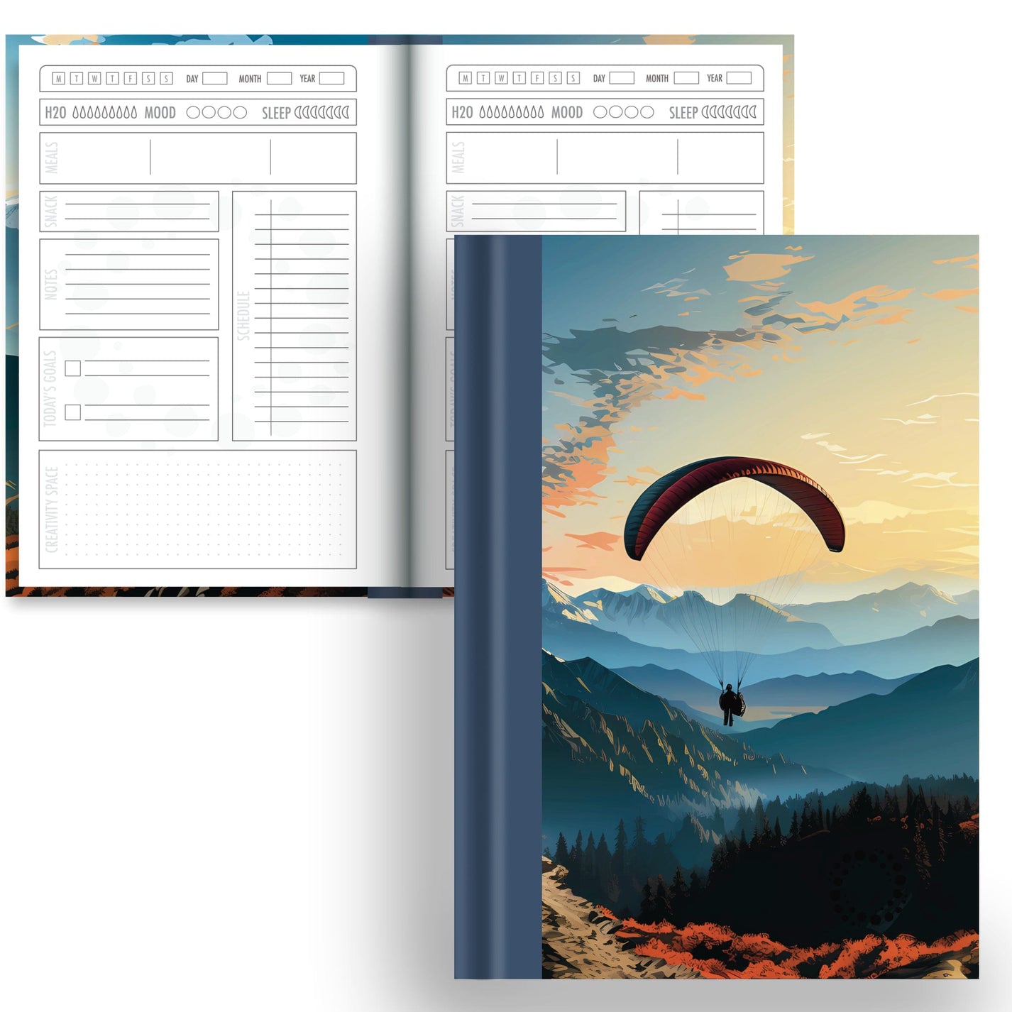 DayDot Journals Daily Planner Adrift - A5 Hardback Notebook