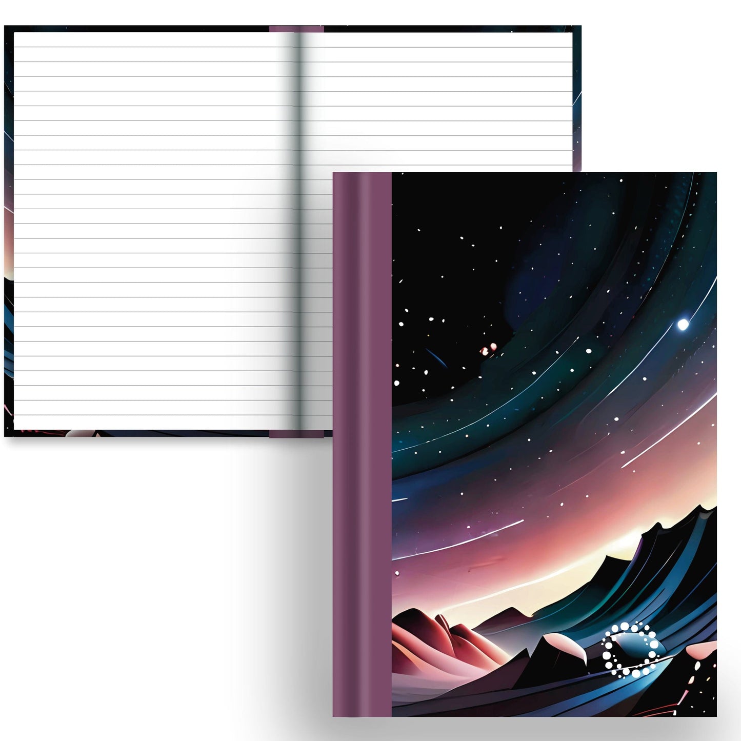 DayDot Journals Lined Paper Stargazer - A5 Hardback Notebook