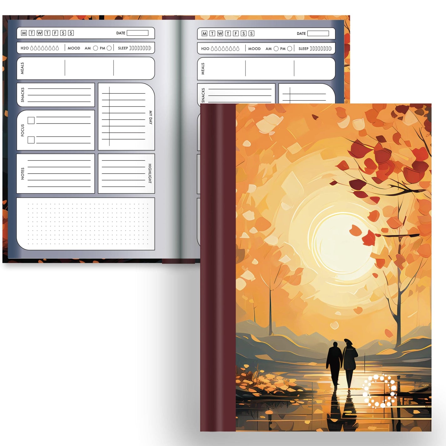 DayDot Journals Planner & Dot Rustle - A5 Hardback Notebook
