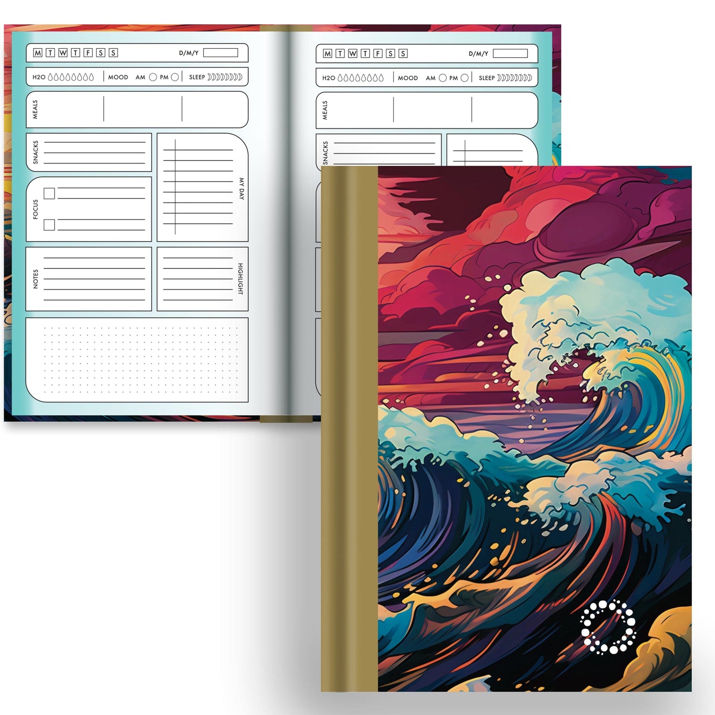 DayDot Journals Planner & Dot Tempest - A5 Hardback Notebook