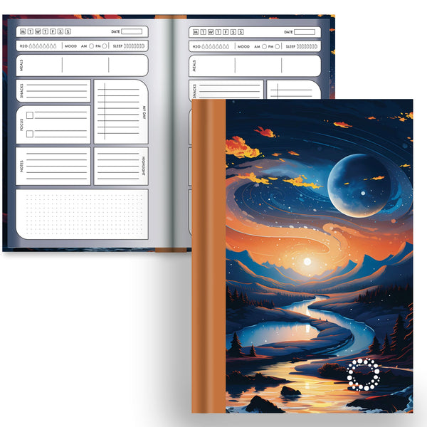DayDot Journals Planner & Dot Wilderness - A5 Hardback Notebook